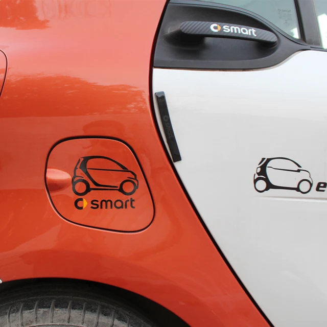 Personalisierte flash bohrer logo lenkrad aufkleber für Mercedes Smart  Fortwo Forfour 453 451 auto dekoration aufkleber zubehör - AliExpress