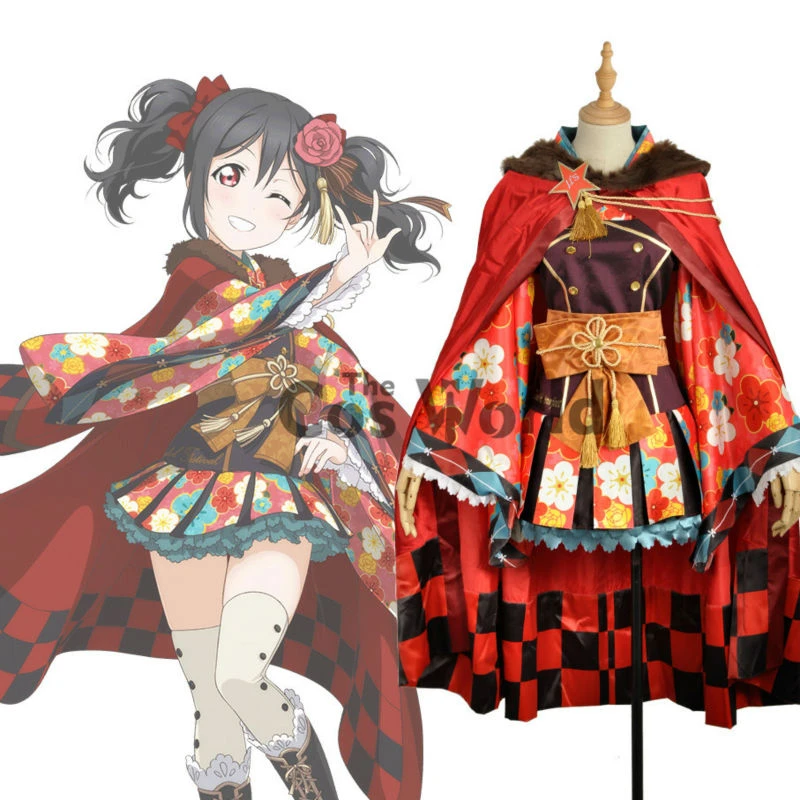 ラブライブスクールアイドルプロジェクトヤザワニコフラワートップスストライプ着物浴衣ドレスユニフォーム衣装アニメコスプレ衣装 Aliexpress