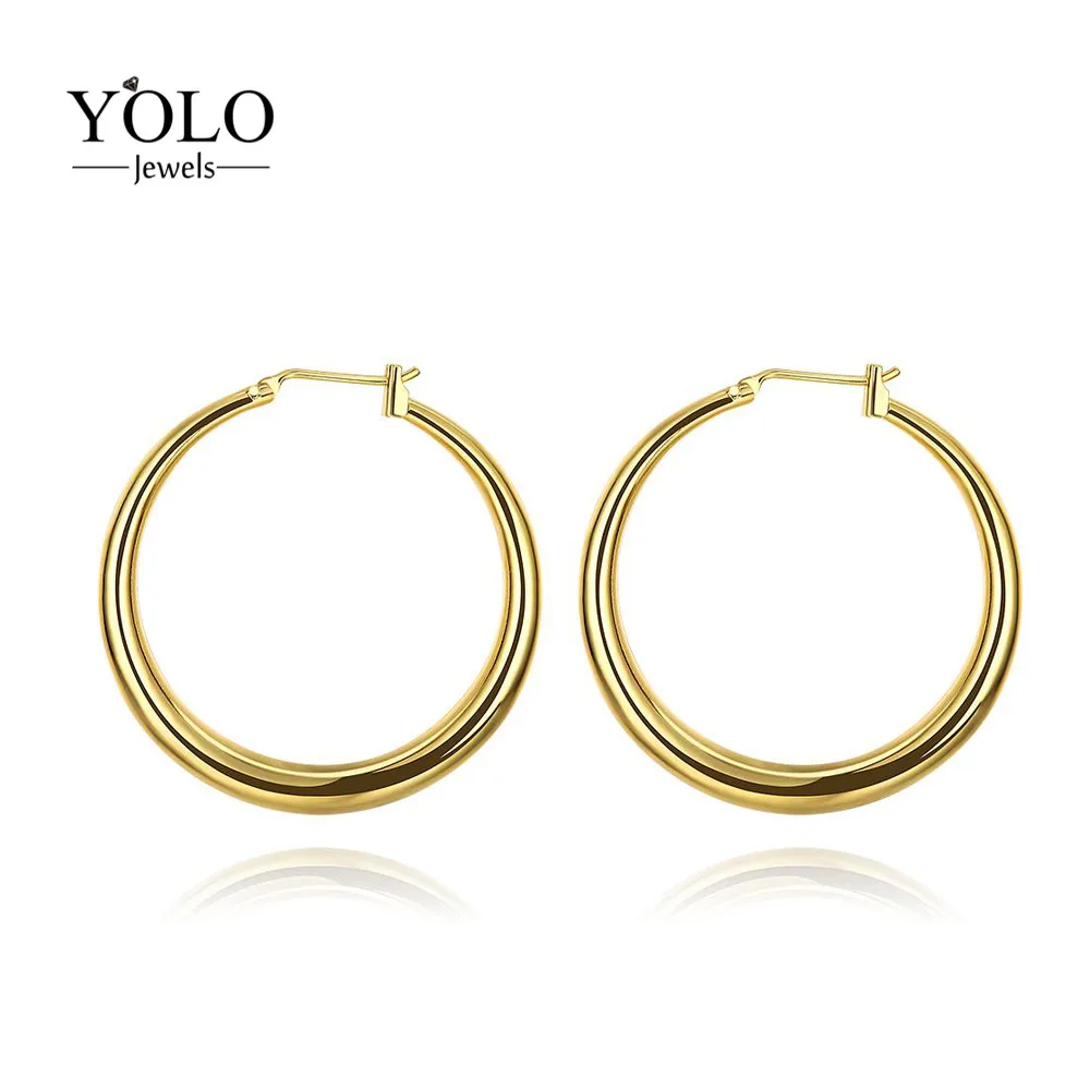 

Big Circle Hyperbole Hoop Personalized Metal Earrings Fashion Design Suitable for Wedding and Party Charm Earrings Jewelry Acce
