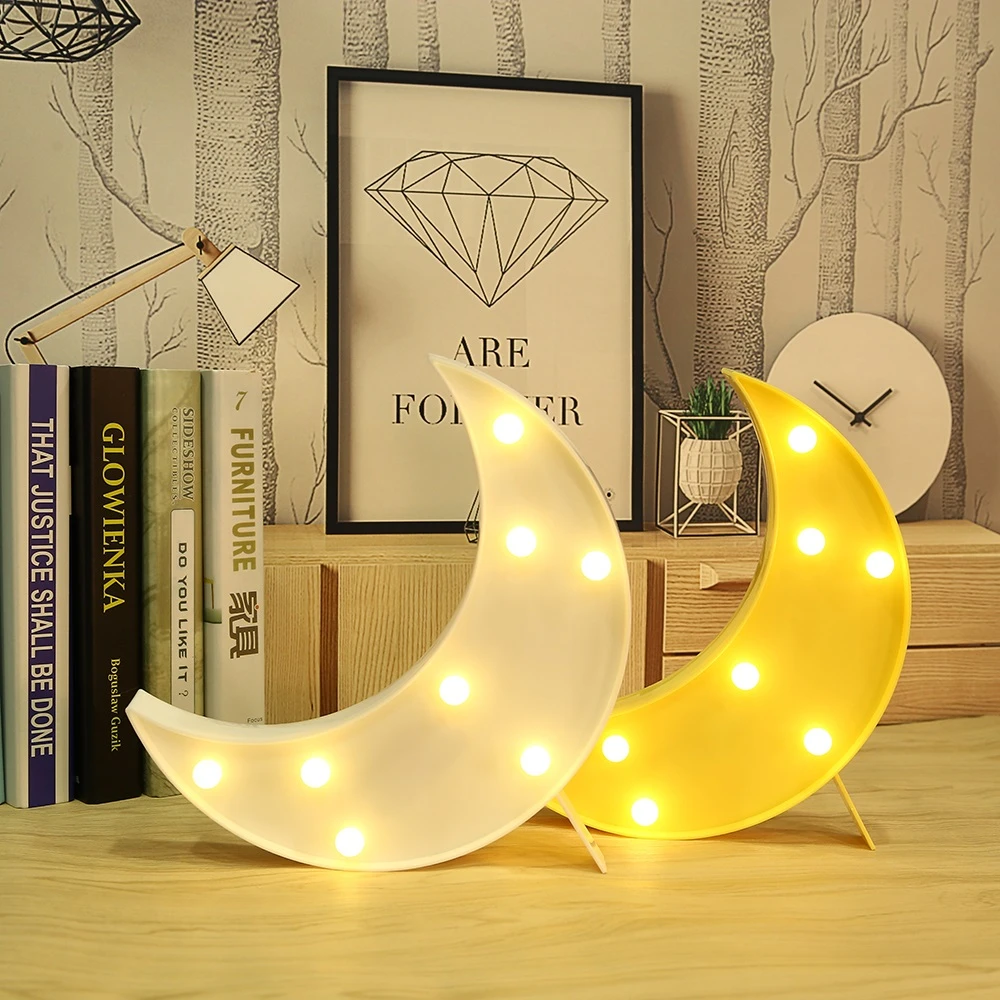 Lune Lumiere Led Veilleuse 3d Luna Lune Lampe Suspendue Mignon Chapiteau Lettre Veilleuse Pour Bebe Enfant Cadeau Jouet Chambre Decoration 30 Aliexpress