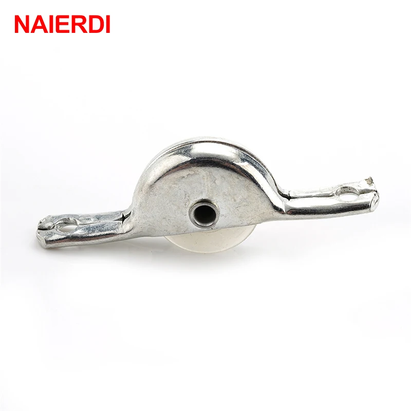 2PCS NAIERDI Sliding Door Roller Wardrobe Copper Runners Window Caster Wheel Pulley For Cabinet Furniture Hardware