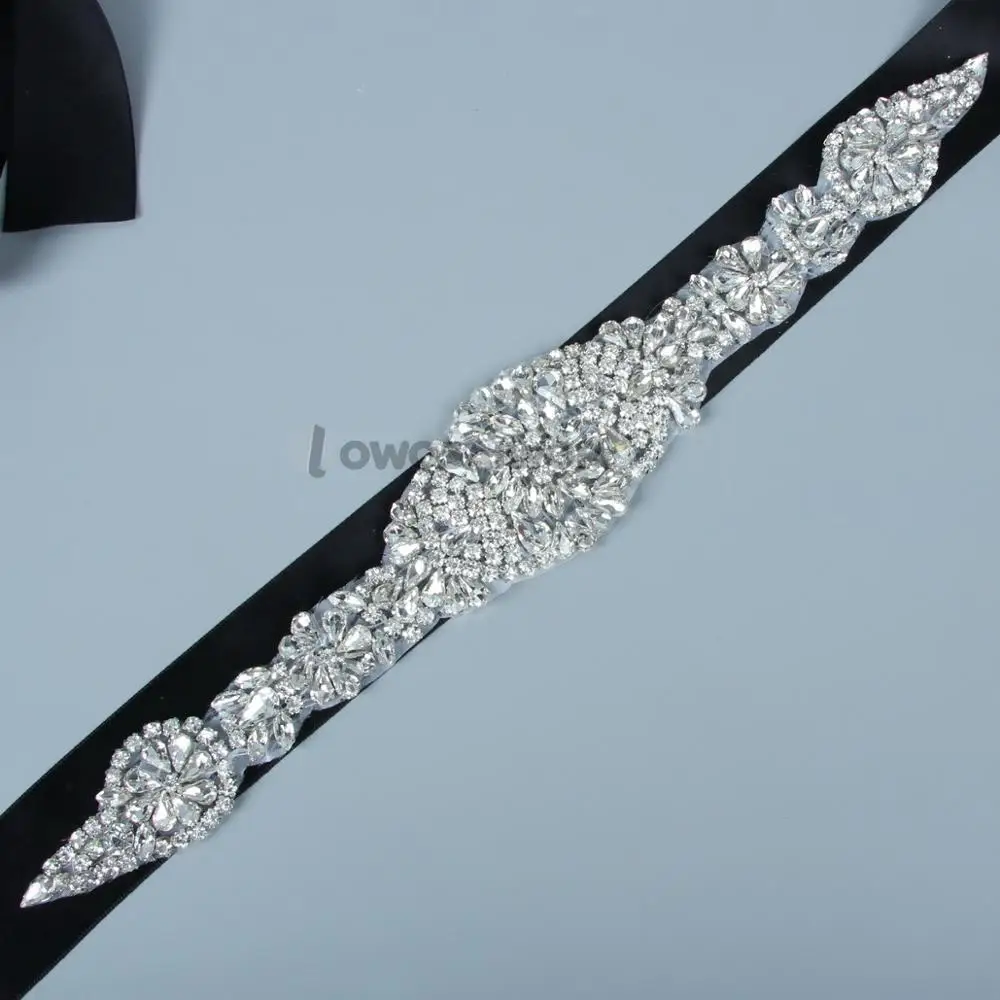 2018 новый хрустальный бриллиантовый бисерный пояс невесты с белой лентой кнопки свадебные аксессуары свадебные пояса