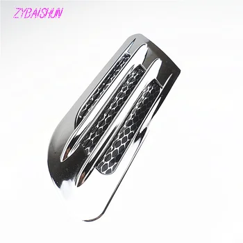 

2 pieces/set. Car Side Vent Air Fender Admission Stickers Decor for Subaru Infiniti FX-series Q-series QX-series Coupe EX37 EX25