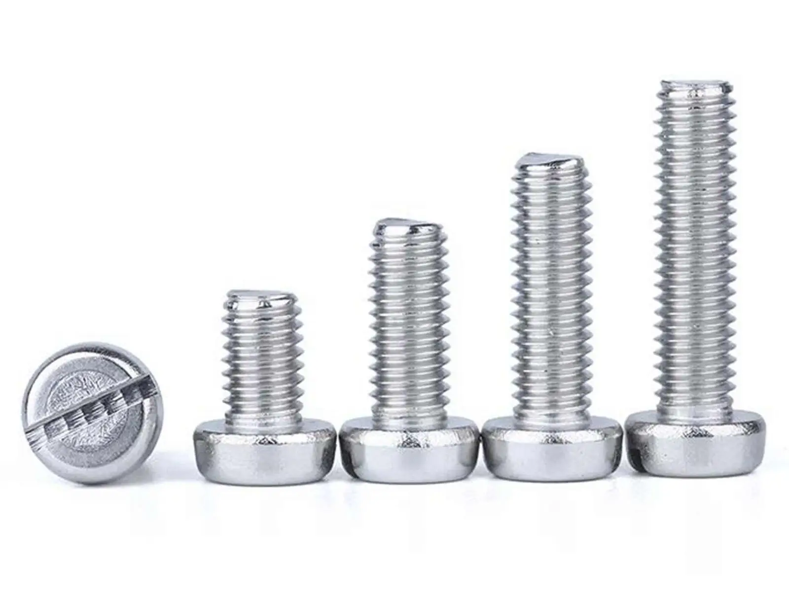 

M5*0.8 M6*1.0 Thread Length 8/10/12/16/20/25/30/35/40/45/50 mm 304 Stainless Steel Slotted Cheese Head Screws