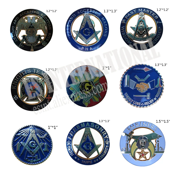 

Retail Masonic Lapel Pins Metal Badge Mason Freemason