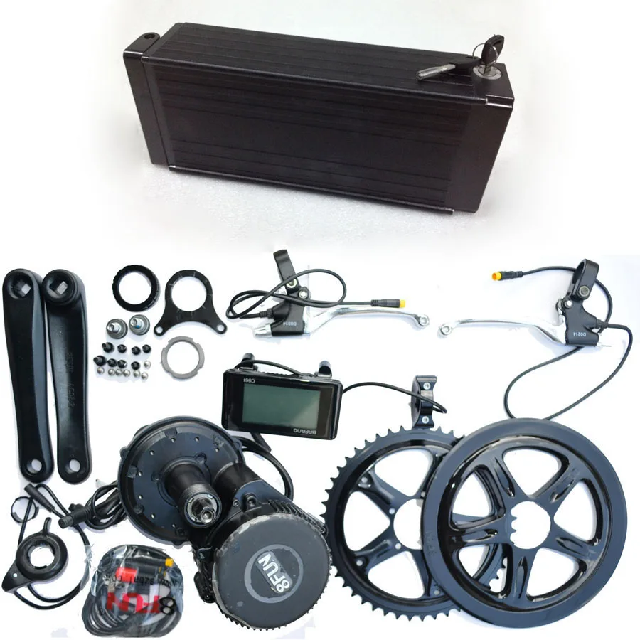 48V 750W C961 BBS02 8fun/bafang Средний Кривошип приводной двигатель ebike комплект + 20Ah литий
