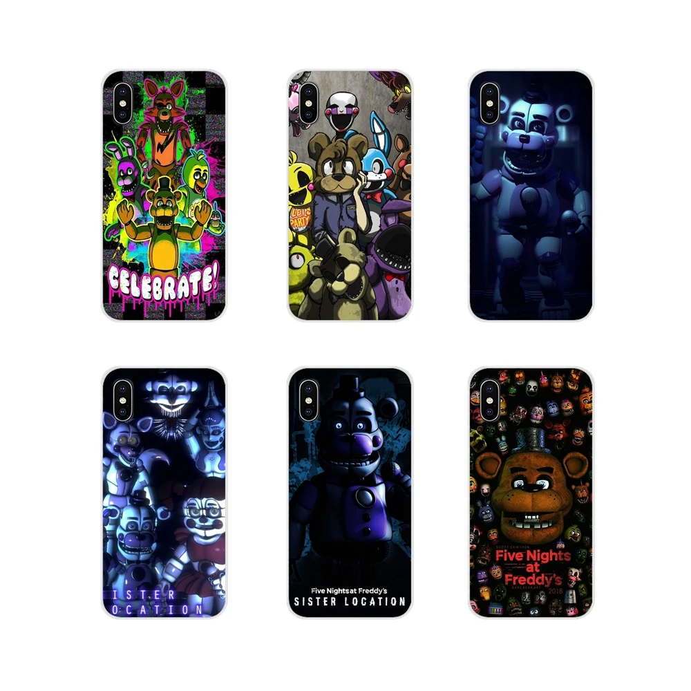 

For Xiaomi Mi6 A1 5X 6X Redmi Note 5 5A 4X 4A 4 3 Plus Pro pocophone F1 Accessories Phone Shell Case SFM Fnaf Animatronics Anime