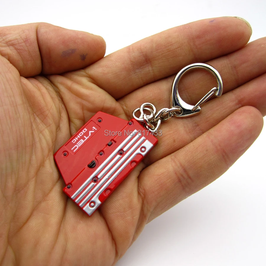 車のエンジンキーホルダーヘッドカバー 亜鉛合金 Dc5 Fd2 K Ka Dohc I Vtec 10個 Key Rings Aliexpress