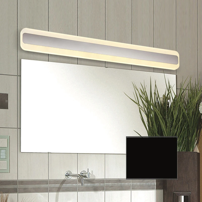 Новый дизайн зеркало для ванной комнаты свет 40 см 85 265 в 14 Вт led Туалет настенный