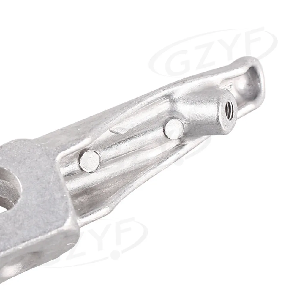 Motorcycle Front Foot Peg Footrest For Kawasaki Ninja ZX6R 2003-2013 & Ninja ZX10R 2004-2013 & Ninja ZX9R 1998-2003 & Z1000 2007-2013 & Z750 Z750S 2007-2010 & ER6N ER6F NINJA 650R 2009-2013 Silver