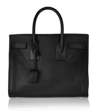 Popular Bag Luxury Classic Design Genuine Leather Tote Padlock Fashion Handbags
