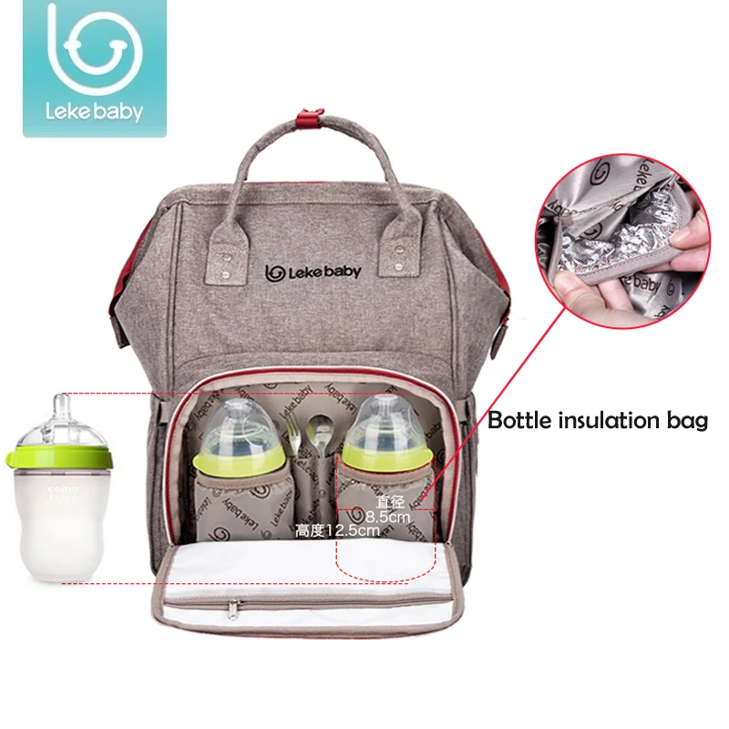 

New Lekebaby Mummy Maternity diaper bag stroller Nappy Bag Large Capacity Baby Bag Travel Backpack Nursing Bag for Baby Care