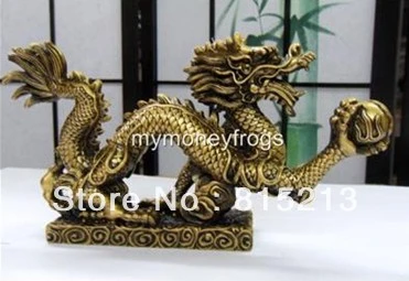 新しい大真鍮中国東洋の風水水ドラゴンイヤー像 Statue Statue Dragon Aliexpress