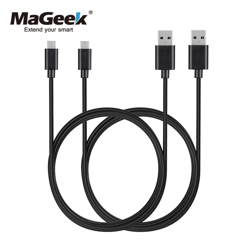 

MaGeek [Pack of 2pcs] 6ft /1.8m Micro USB Cable Fast Charge Data Sync Mobile Phone Cables for Samsung Xiaomi LG Android