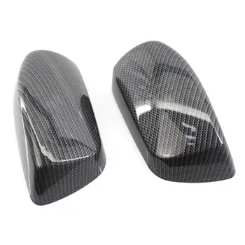 

Side Rear Mirror Case Carbon Fiber Mirror Cover Replacement For BMW E60 520d 520i 523li 525li 530li 51167078360 51167078359