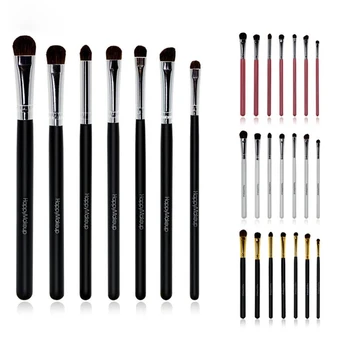 

7 PCS HappyMakeup Makeup Brushes Pure Horse Eye Makeup Brush Smokey Makeup Eye Shadow Brush dfdf