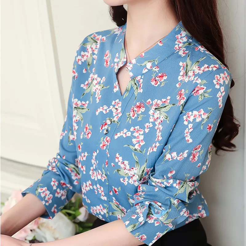 Autumn Womens Tops And Blouses Long Sleeve Chiffon Blouse Women Shirts Ladies Tops Plus Size Office Shirt Camisas Mujer Blusas Autumn Womens Tops And Blouses Long Sleeve Chiffon Blouse Women Shirts Ladies Tops Plus Size Office Shirt Camisas Mujer Blusas