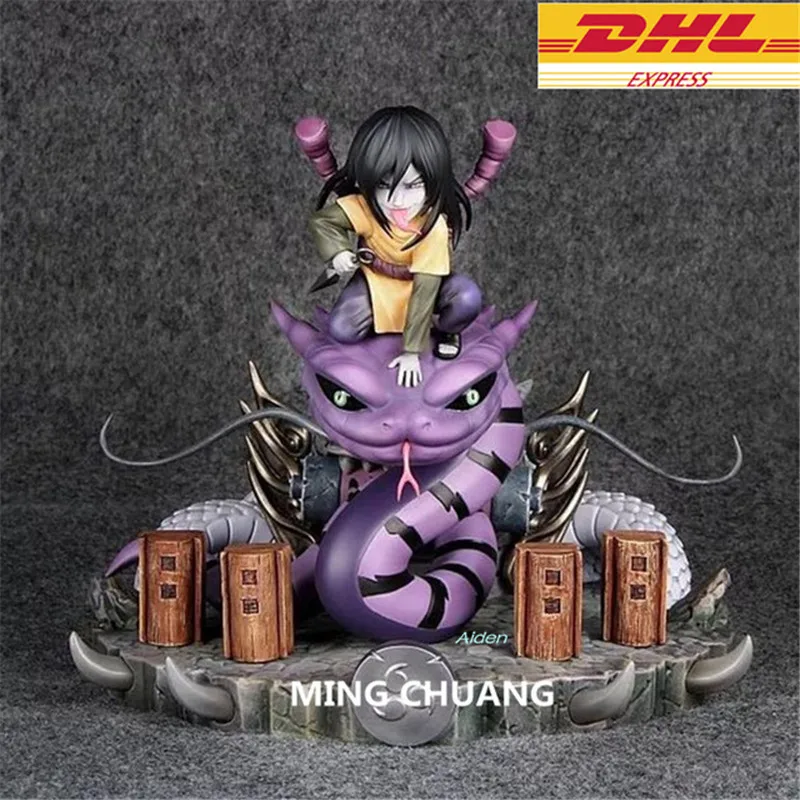 

9" Statue NARUTO Bust konohagakurenosato Full-Length Portrait Q Version Orochimaru GK Action Figure Model Toy BOX 23CM Z1405