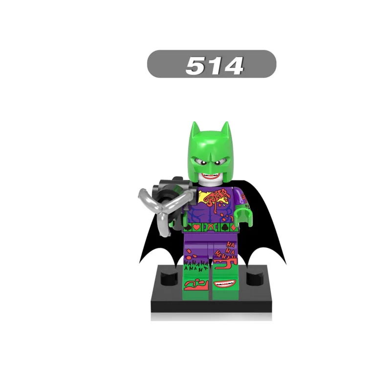 

Single Sale Super Heroes Star Wars 514 Joker batman Model Mini Building Blocks Figure Bricks Toys gift Compatible Legoed Ninjaed