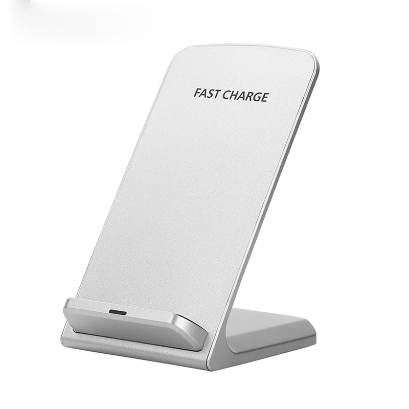 Qi Беспроводное зарядное устройство для samsung S9 S8 10W QC 2,0 быстрая Подставка для зарядки двойная катушка телефон зарядное устройство для iPhone 8 X XR Зарядное устройство Док-станция