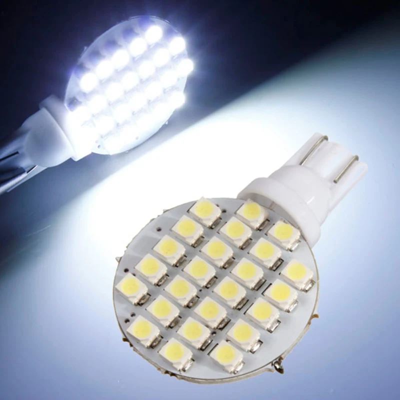 Новое поступление Белая светодиодная панель T10 168 194 501 W5W 24 SMD 1210 автомобильный