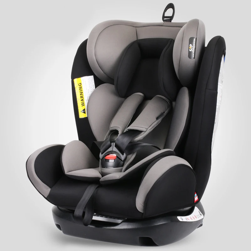 ISOfix интерфейс детское автомобильное безопасное кресло-трансформер детское автомобильное сиденье-бустер Регулируемая укладка сидя пятиточечный ремень безопасности CCC - Цвет: gray