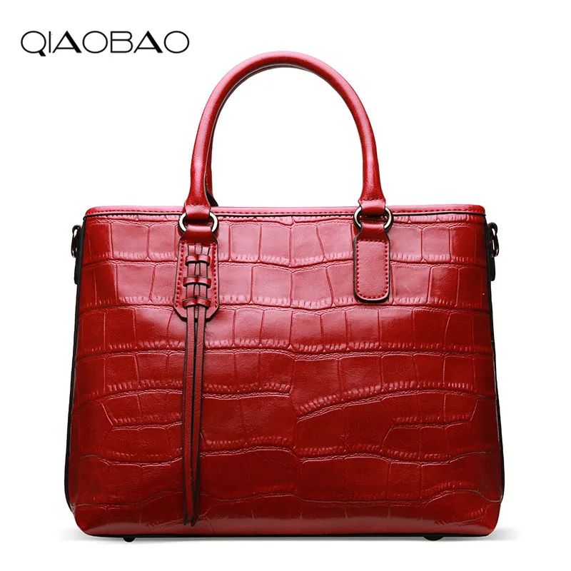 QIAOBAO Designer Alligator Bags Women Genuine Leather Handbags Spanish ...