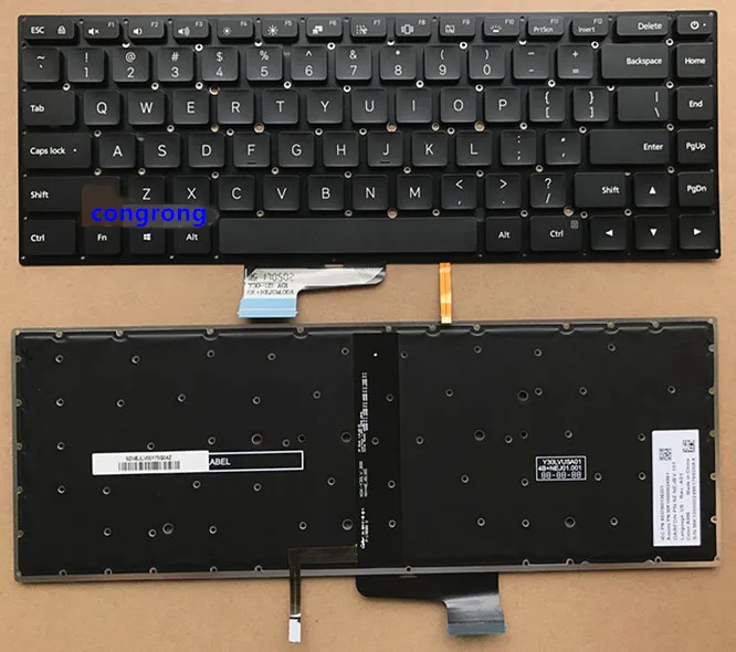 Клавиатура для ноутбука Xiaomi Mi notebook Pro 15 6 дюймов air Laptop 9z. Nejbv.101 цвет черный с