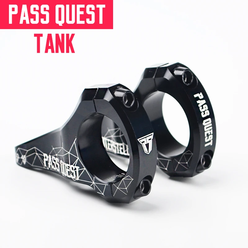 CNC Pass Quest 6061-T6 Enduro DH Direct Mount Stem 31.8mm 45-50mm 15-Degree FR
