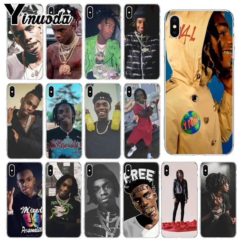 Yinuoda Ynw Melly rapper TPU Мягкий силиконовый прозрачный чехол для iPhone X XS MAX 6 6s 7 7plus 8 8Plus 5 5S SE XR