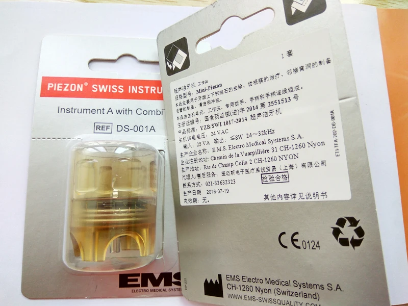 

Hot Sale EMS Instrument A With Combi Torque / A tips for Scaling DS-001A/EMS Piezon scaler tips A/Piezon Swiss Instrument Tip A