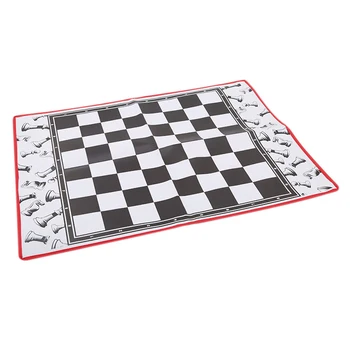 

1Set Folding Magnetic Plastic Chess Board Set with Pieces Games Accessories