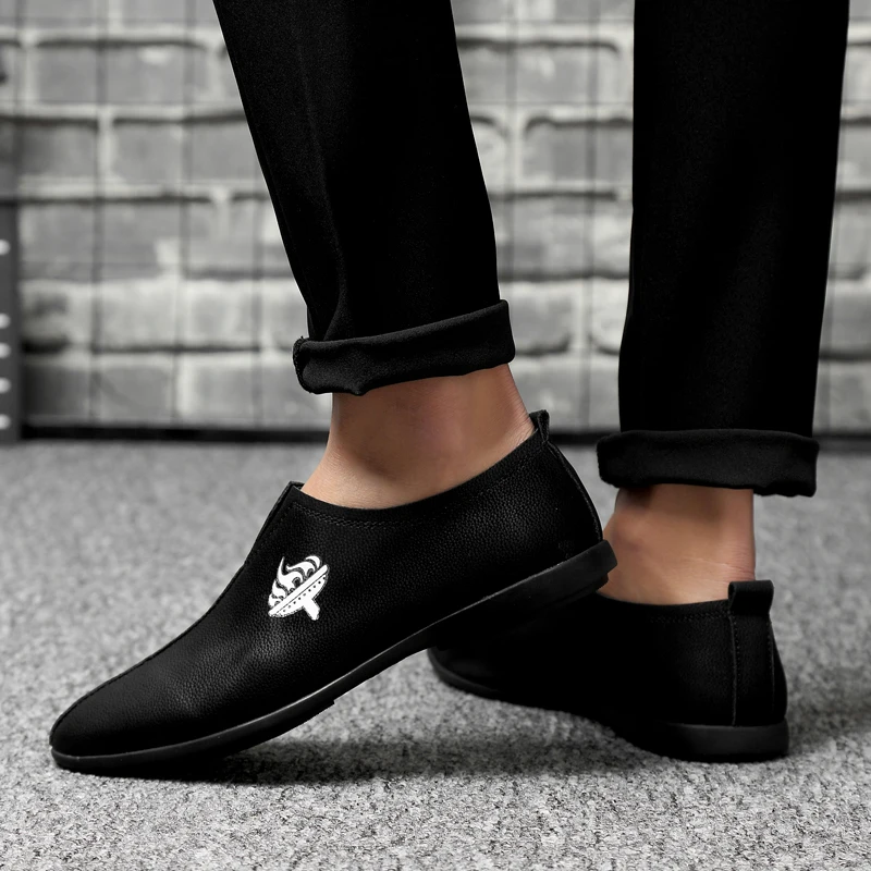 

Peas shoes men's casual shoes lazy one pedal versatile men's shoes