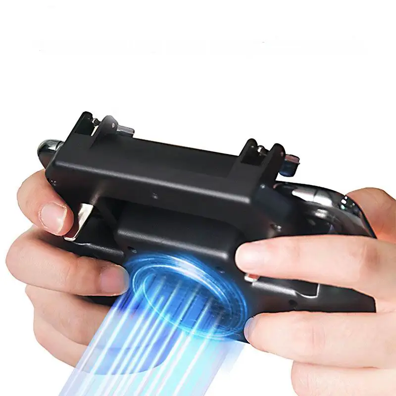 Pubg Mobile Pubg Controller Gamepad Trigger L1R1 Shooter Joystick Game Pad Phone Holder Cooler Fan with 2000/4000mAh Power Bank
