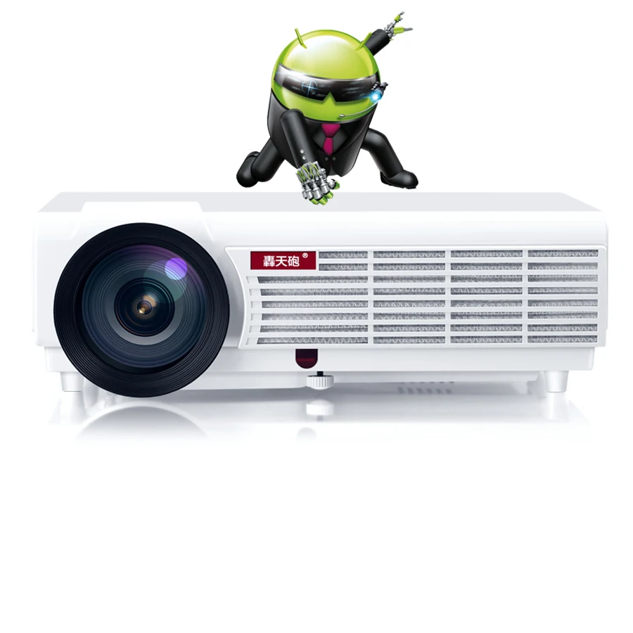 

hot selling led96 led projector 5500 lumens 1280x800 optional android 4.4 best in home theater 1080p movie