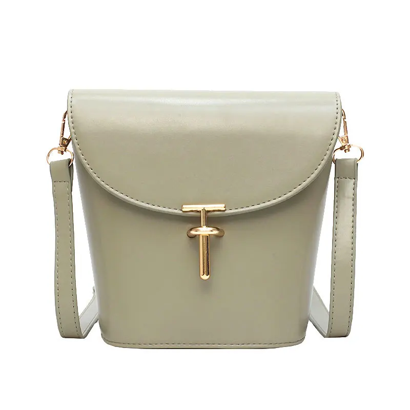 

2019 Korean Version Of The Retro Simple Shoulder Bag Fashion Pu Leather Messenger Bag Handbag Leisure Mother Bag Bucket Bag