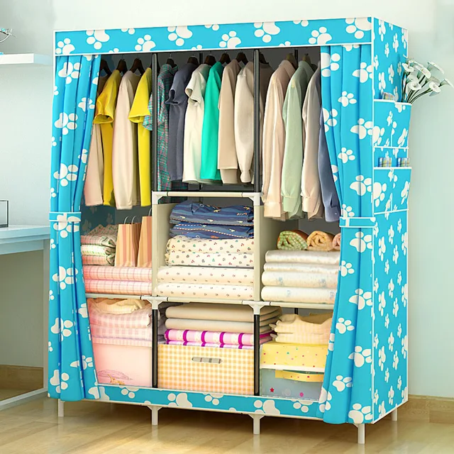 Best Price Simple Wardrobe Non-woven Steel pipe frame reinforcement Standing Storage Organizer Detachable Clothing Closet Bedroom furniture Best Price Simple Wardrobe Non-woven Steel pipe frame reinforcement Standing Storage Organizer Detachable Clothing Closet Bedroom furniture