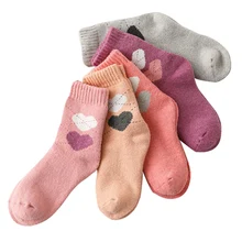 5 пар Мода Весна Осень Зима Теплые Женские однотонные короткие набор носков дикая шерсть женские милые носки