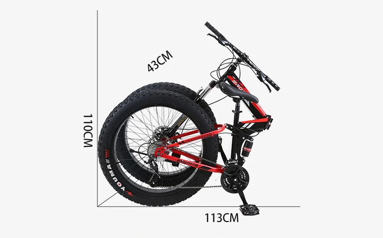 Excellent top quality 7/21/24/27 Speed 26x4.0" Fat bike Mountain Bike Snow Bicycle Shock Suspension Fork bicicleta free shipping 38