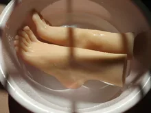 Free shipping Advanced Simulation female feet model , ,foot fetish toys sculpture statue 3713 sexy toys Calf following model