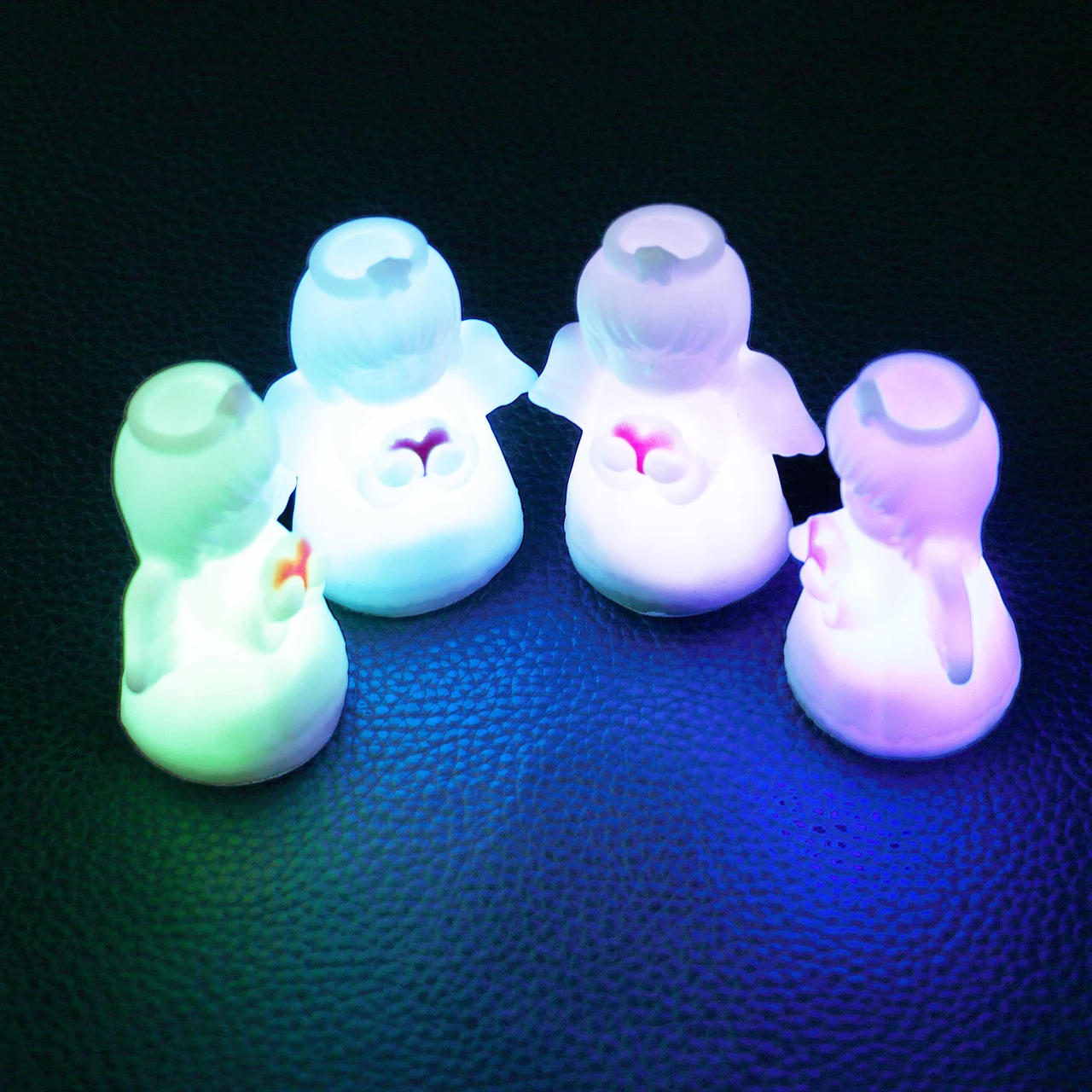 

1PC Hot Changing Color Cute Home Decor Children Baby Christmas Luminous Colorful LED Flash Angel Doll Night Light Lamp Gift