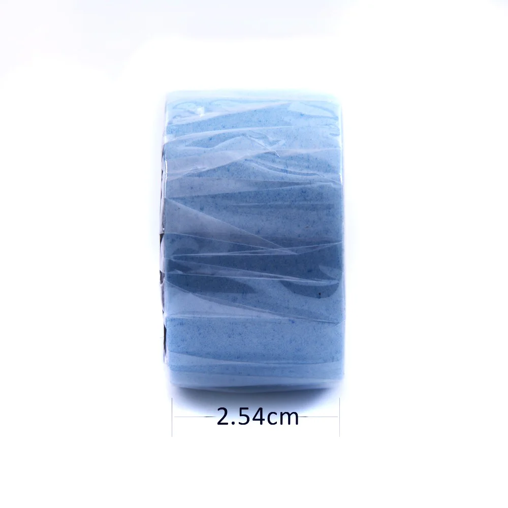 1 дюйм/2,54 см* 3 ярда синий парик кружева спереди поддержка Двухсторонняя клейкая лента для наращивания волос/парик шнурка/Pu расширение