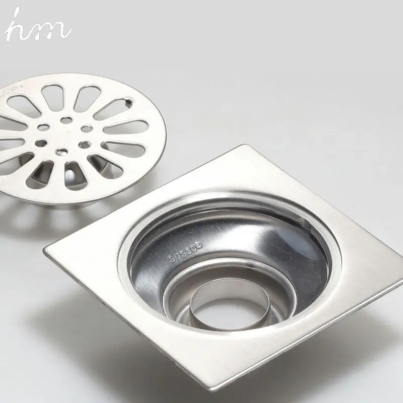 Kaufen Kanalisation Boden Ablauf Linear Dusche Bodenabläufe Bad Dusche Ablauf Abdeckung Edelstahl SUS304 Küche Filter Sieb Abtropffläche