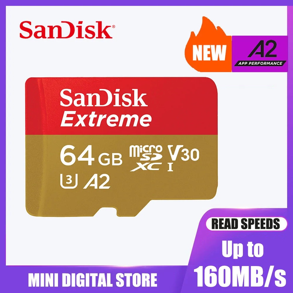 Sandisk extreme plus карта памяти micro sd класс 10 128 ГБ 256 160 Гб|Карты памяти| |