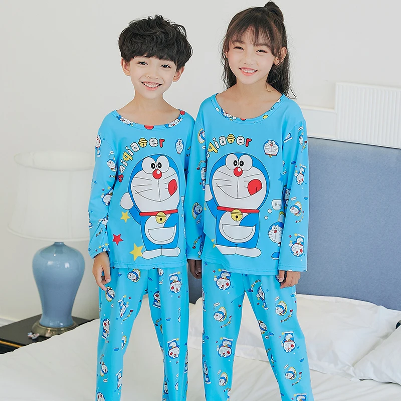 Children Cloth autumn Nightwear Girls Baby Pajamas Cotton Princess