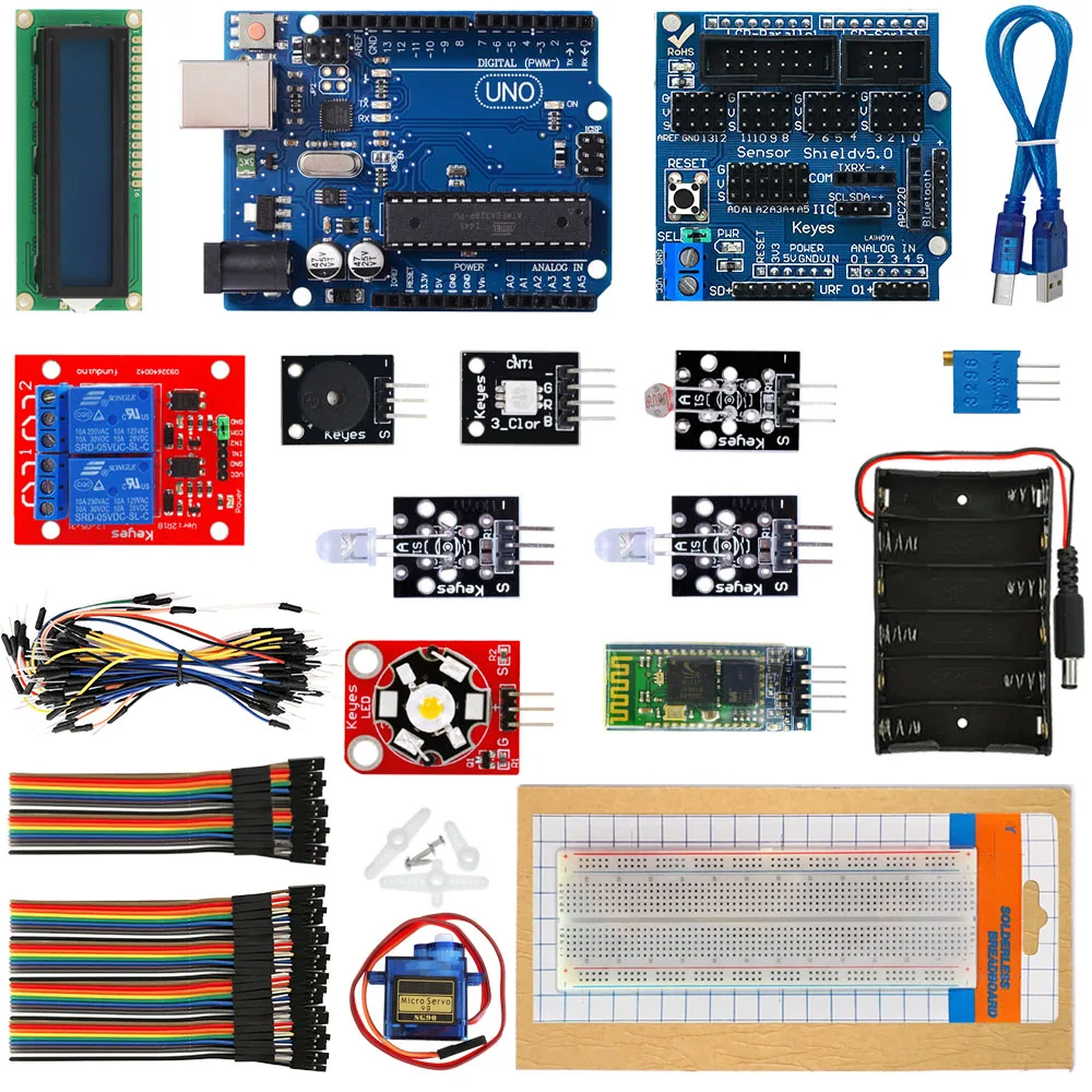 

Keyes Android smart home kit based on ARDUINOS 8 application mode