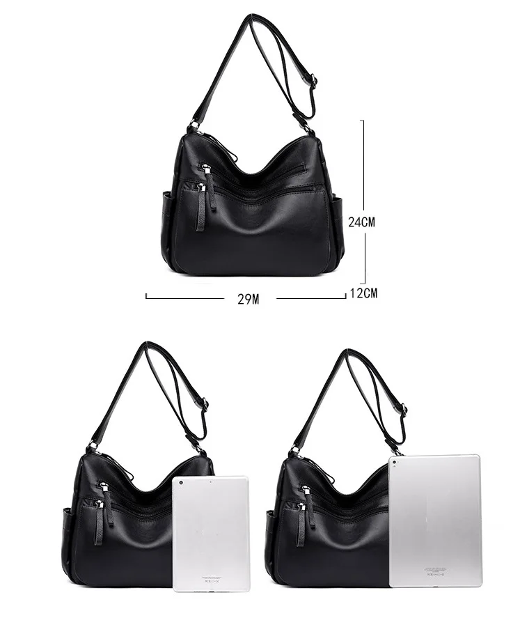 Женские кожаные роскошные сумки, дизайнерские ручные сумки, женские сумки через плечо, повседневные C858