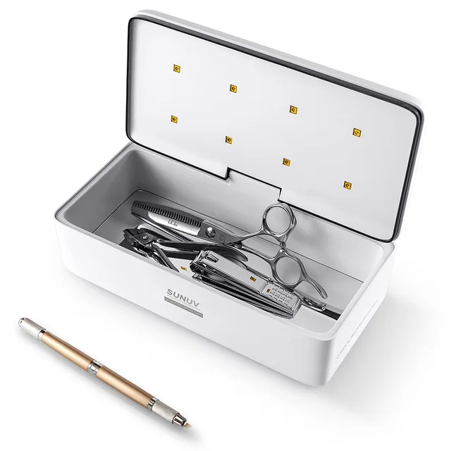 

SUNUV 59s UV Sterilizer Box Beauty Tools Sterilizer Storage Box S2 Portable Disinfection Box for Salon Nail Art Tools