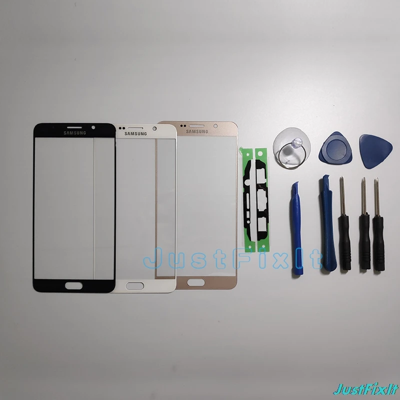

10pcs/lot For Samsung Galaxy Note 5 N920 N920C N920F N920A LCD Touch Screen Front Glass Outer Panel Adhesive