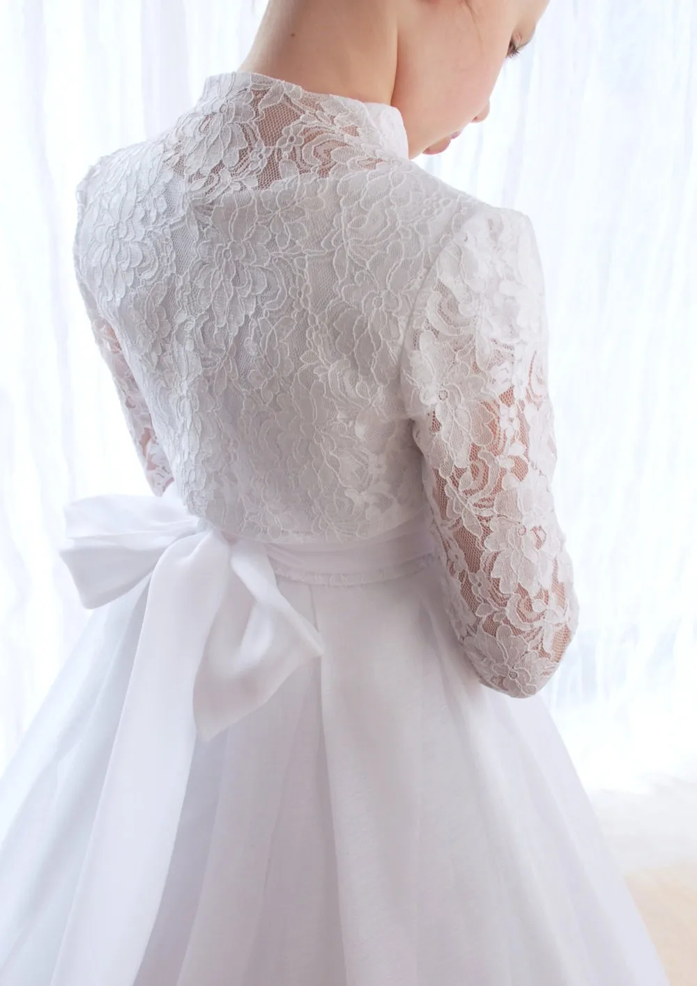 2016-New-White-Lace-Flower-Girl-Dresses-for-Weddings-with-Jacket-Girls-Pageant-Dresses-First-Communion (1)